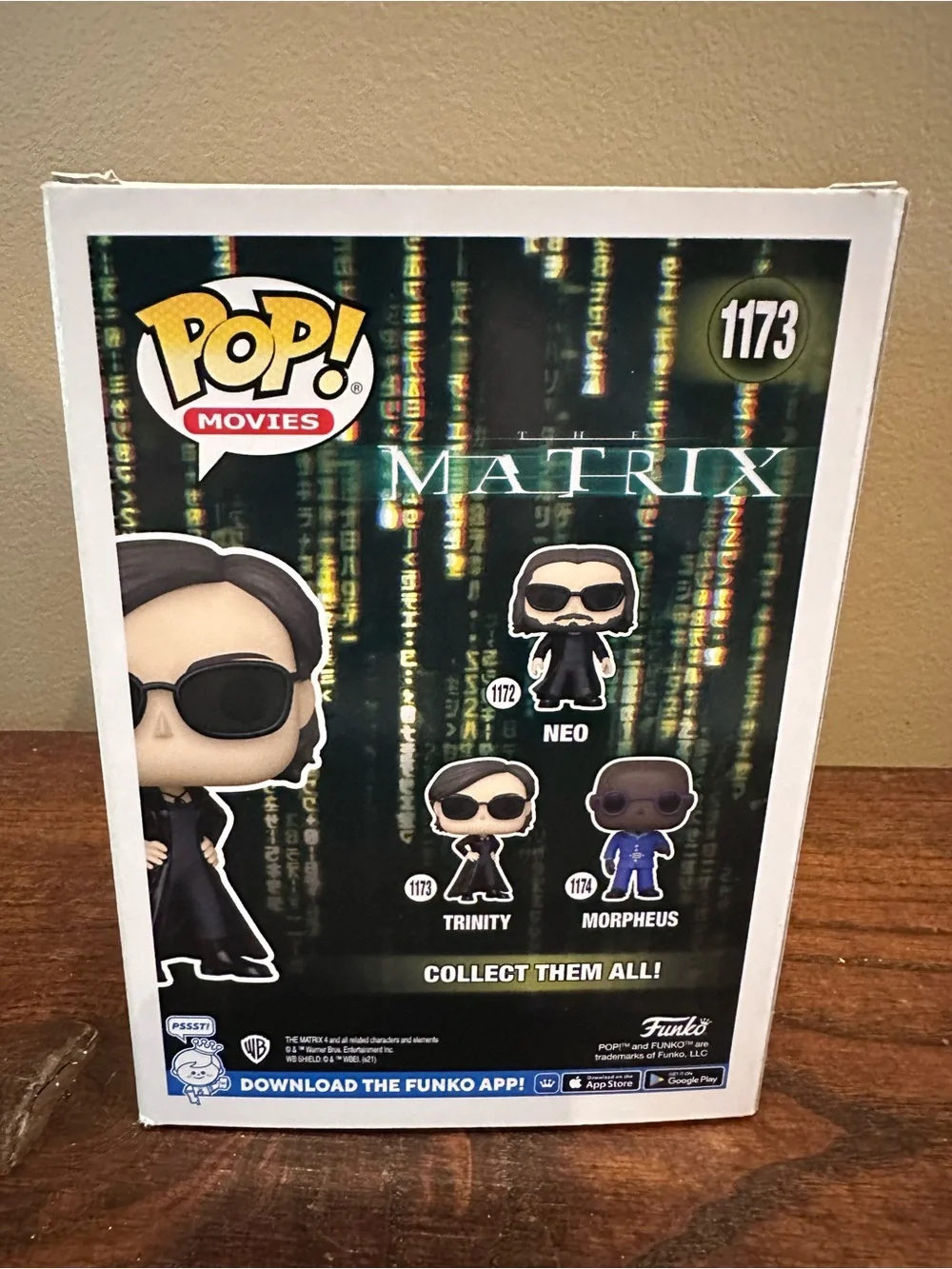 Funko Pop! Movies #1173 Trinity (Matrix) Vinyl Figure - Black & Brown - Picture 3 of 6